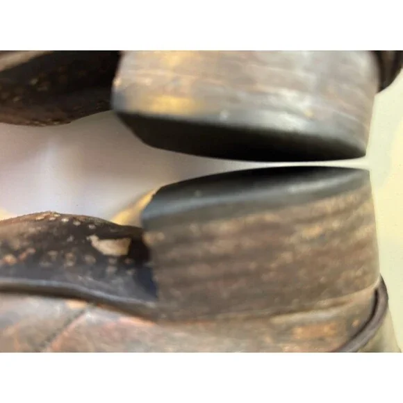 Freebird By Steven FB-Drove Brown Leather Cowboy Boots Womens Sz 9 - Picture 10 of 16